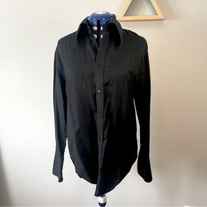 Kotn tencel long collar shirt US M